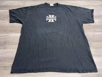 Camiseta de Playa Larga West Coast Choppers De Colección Para Hombre XL Doble Cara Desvanecimiento Perfecto Foto 1 de 4