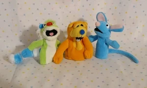 Peluche pupazzo vintage applausi orso nella grande casa blu tutter treelo dito - Foto 1 di 5