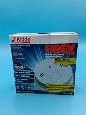 Kidde 21006377 Hardwired Combination Carbon Monoxide & Smoke Alarm  KN-COSM-IBA - Image 1 of 4