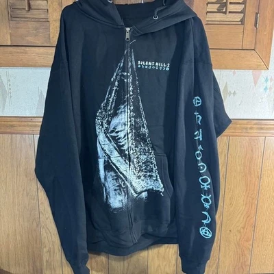 Sudadera con capucha Silent Hill 2 blanco y negro Foto 1 de 4