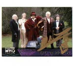 Doctor Who Topps Trading Card Timeless #30 Signed by MARK STRICKSON - Picture 1 of 1