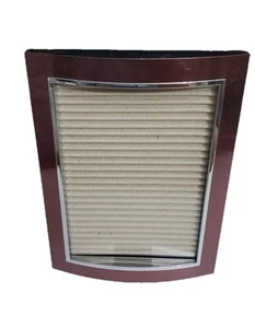 Curved Two Tone Silver Tone Picture Frame 4.5" wide x 6.5" Opening Modern - Picture 1 of 6