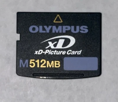🔥 Olympus 🔥 xD Picture Card M 512MB Memory Card (Fits Fujifilm)  TESTED ✅✅ - Image 1 of 2