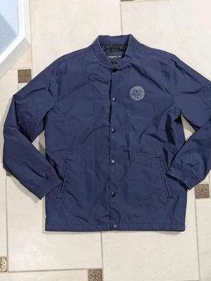 Jaqueta O'Neill Menino Tamanho Grande Azul-Cinza Roster Franquia Snap Front - Imagem 1 de 4