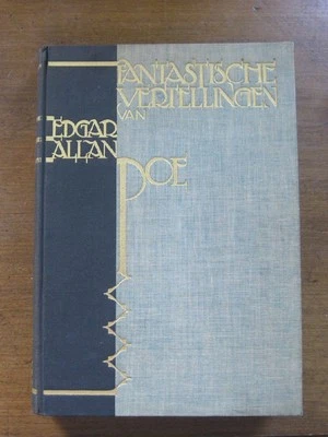 FANTASTIC TALES by Edgar Allan Poe - Dutch- ART-DECO lithograph plates - horror Foto 1 de 4