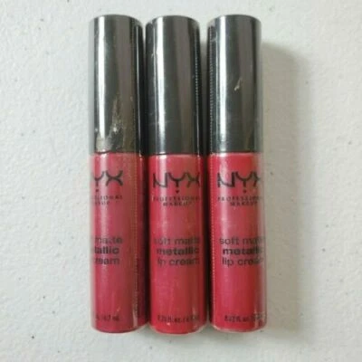 3X NYX Soft Matte Lip Cream Monte Carlo Lot of 3