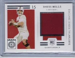 2021 Panini Chronicles Davis Mills Encased Substantial Rookie Swatches Patch RC - Picture 1 of 1