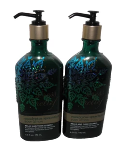 2 Bath Body Works EUCALYPTUS SPEARMINT Body LOTION AROMATHERAPY - Picture 1 of 5