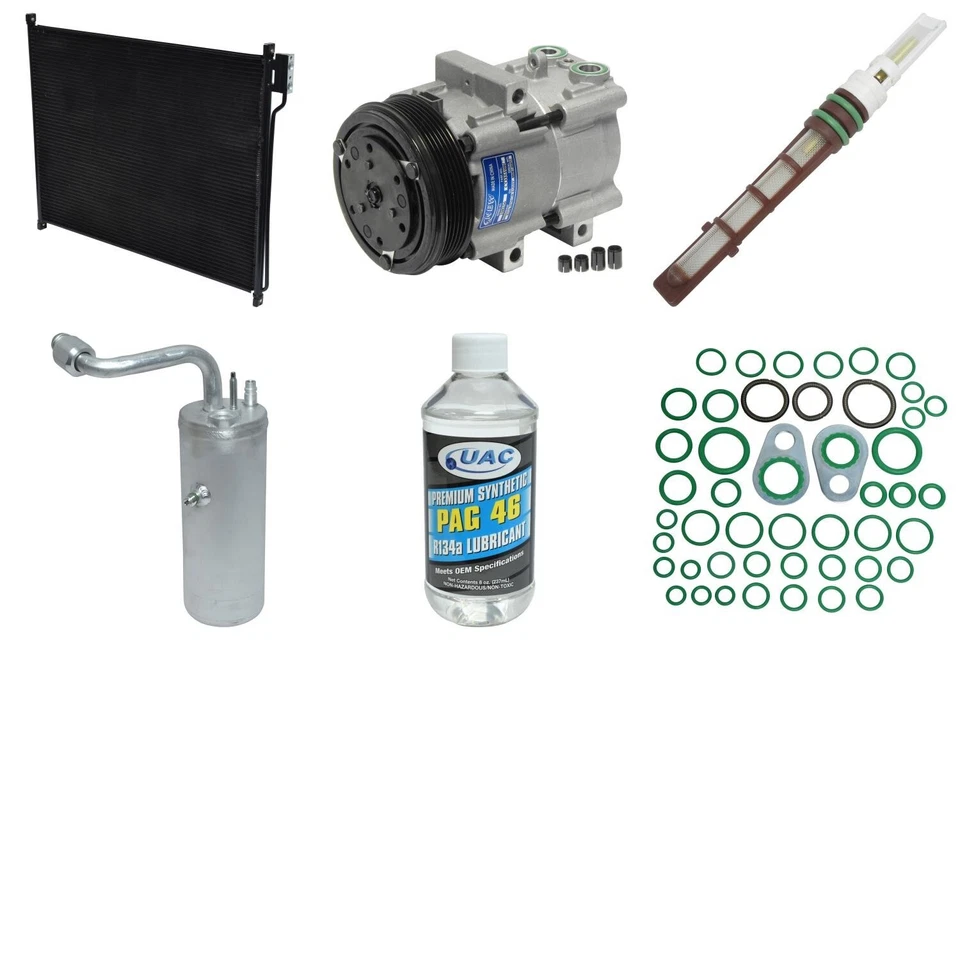 A/C Compressor Kit UAC For 2002-2007 Ford F-250 Super Duty - Image 1 of 1