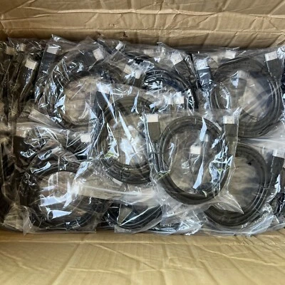 100 Count HDMI Cable High Speed 5ft Brand New Never Used Bulk Lot Of 100 Black - Image 1 of 2