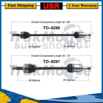 Соединение оси со стороны пассажира переднего водителя TrakMotive для Scion iQ 2013 2012 - Изображение 1 из 4