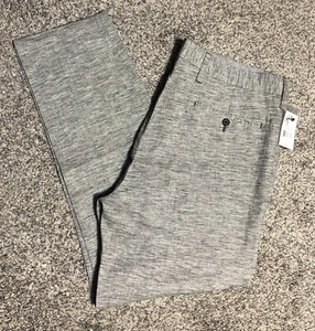 Lambretta Men's Chino Trousers Straight Leg Formal Casual Zip Button $99 Pants - Picture 1 of 4