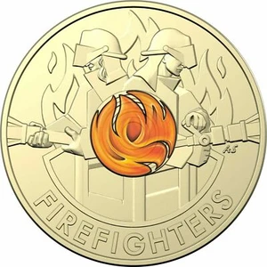 Circulated Australian Two Dollar $2 coin🎁2020🎁BRAVE FIREFIGHTERS - - Picture 1 of 2