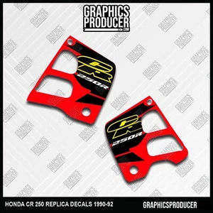 Honda CR 250 1991 Custom Only Left Side Full Graphic kit - Bild 1 von 1