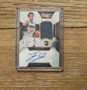2015-16 Panini Select Basketball Tyus Jones Rookie Patch Auto 121/125 SP RC - Picture 1 of 2