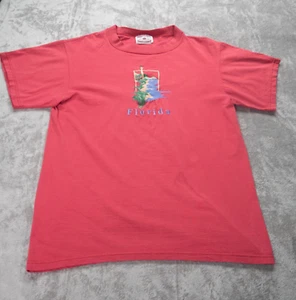 Vintage Sportswear Time Square Denver USA Embroidered Red T-Shirt Men’s Large - Foto 1 di 23
