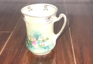 Antique RS PRUSSIA Chocolate Coco Cup No Saucer Waterlily w/ Red & Green Mark - Picture 1 of 6