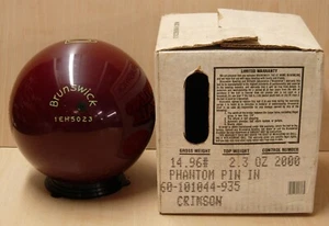 023 g4 14.96 1EH5023 NUEVO EN CAJA AÑOS 90 EE. UU. Brunswick PHANTOM CRIMSON - Imagen 1 de 11