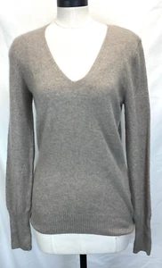 KENAR Women's Medium Sweater Pullover 100% Cashmere Long Sleeve V-Neck RN59478 - Picture 1 of 9