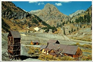 Mt Sneffels Ghost Town Toney Mountain Colorado Postcard - Picture 1 of 2