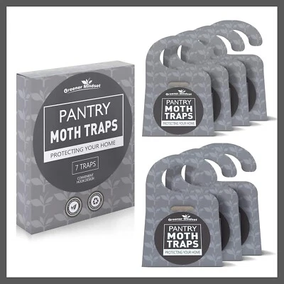 Greener Mindset || Moth Traps || Pantry/House || Odorless || 7 Pack || Brand NEW