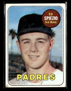 1969 Topps #249 Ed Spiezio San Diego Padres Vintage Baseball Card