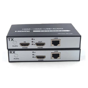 Premium HDMI extender -1080P HDMI over Ethernet Cat5 RJ45 Network cable up 100m - Afbeelding 1 van 8