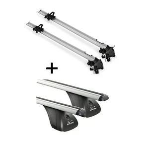 2 portabicicletas BikePro + portaequipajes VDP para Mitsub. Lancer Evo 10 4 puertas 08-16 - Imagen 1 de 6