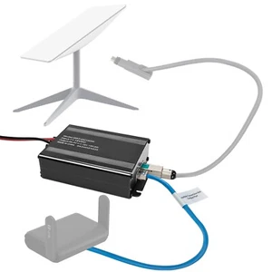 Starlink Passive PoE Injector, 12V to 48V DC Step UP Converter for Starlink V2 - Picture 1 of 7