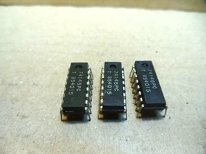 3 x SN74145N  74145PC  bcd to decimal decoder/driver   - Bild 1 von 3
