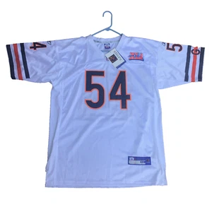 Chicago Bears Brian Urlacher #54 Reebok Superbowl White Size 54 Jersey w/ Tags - Picture 1 of 16