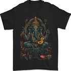 T-shirt męski Ganesha Hindu God Ganapati słoń 100% bawełna