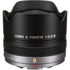 Panasonic LUMIX G Fisheye 8mm f/3.5 Lens for Micro Four Thirds - Open Box - Picture 1 of 6