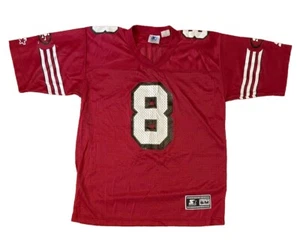 Vintage 90s Starter San Francisco 49ers Steve Young Niners NFL Jersey Sz S/M - Picture 1 of 8