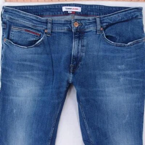 Mens Tommy Hilfiger SCANTON SLIM Stretch Slim Straight Blue Jeans W38 L34 - Picture 1 of 7