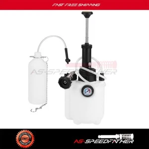 Manual Brake Clutch Bleedung System Fluid Bleed Tool Bleeder w/ adapter 3L - Foto 1 di 9