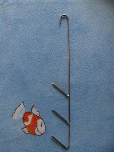 10 DREIFACH-RÄUCHERHAKEN EDELSTAHL V2A 2,5mm - TOP QUALITÄT - Bild 1 von 4