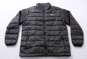 Patagonia Unisex Kids' Full-Zip Down Sweater Jacket AR8 New Navy Small (7-8) - Picture 1 of 6