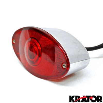 Motorcycle Scooter ATV Dirt Bike Brake Stop Running Tail Light Universal 12V New - Image 1 of 4