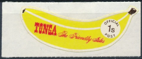 Banana, Official: 1s - Tonga 1972 - NM H - SG O82 Cover