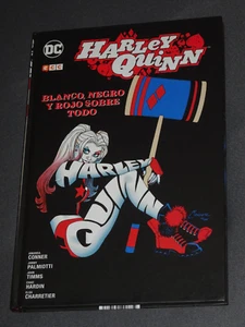 HARLEY QUINN : Blanco, negro y rojo sobre todo - NUEVO !!!! TAPA DURA - ECC - Imagen 1 de 2