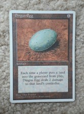 MTG DINGUS EGG > 4th Edition magic card > lightly played, excellent condition