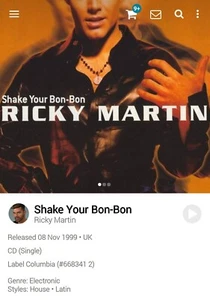 Ricky Martin ~ Shake Your Bon-Bon CDS Single 1999 [Unreleased Tracks/Videos] - Picture 1 of 2