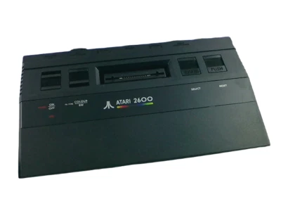 Atari Junior Jr 2600 Vader Black Strip Console ex. cond. PLUS BRAND NEW CART - Image 1 of 4