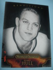 2011-12 UD (Parkhurst Champions) "Black & White Renditions" # 157 Bobby Hull SP!