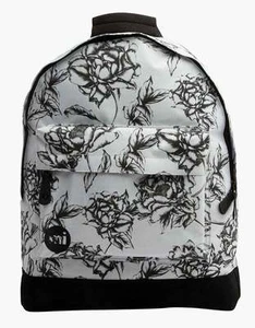 Zaino Donna Mi-Pac Backpack Peonies Grey Grigio Rucksack Mochila MiPac - Imagen 1 de 2