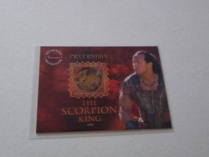 The Scorpion King PW-1 costume card 2002