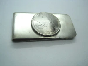 State Quarter money clip-your favorite state-nicely domed - Picture 1 of 4