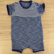 Next Baby Boys Romper Suit Age 6-9 Months From Next Navy Blue 