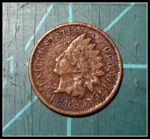 1895-P Indian Head Penny Circulated Ungraded #S324 - Picture 1 of 2
